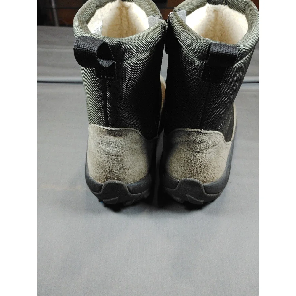 EUC Merrell Jungle Mid Zip Polar Waterproof Ice+ Leather Snow Boots Olive Men 13
